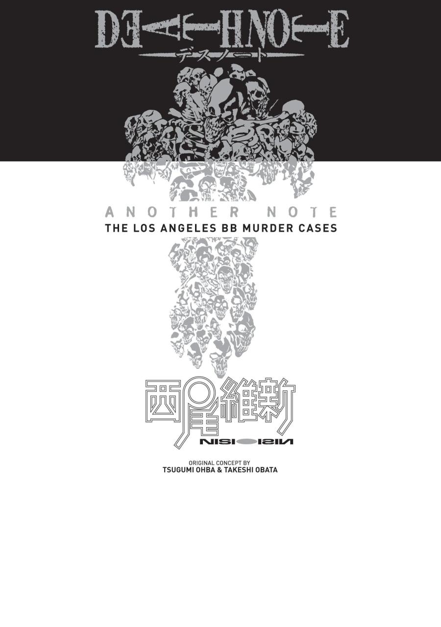 Book Summary Death Note: Another Note - The Los Angeles BB Murder Cases